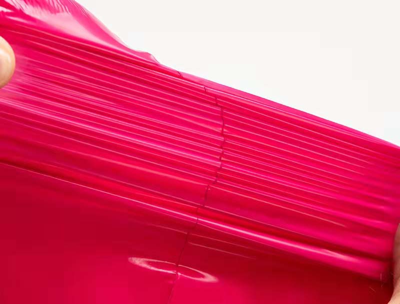 牧野玫红色快递袋-05