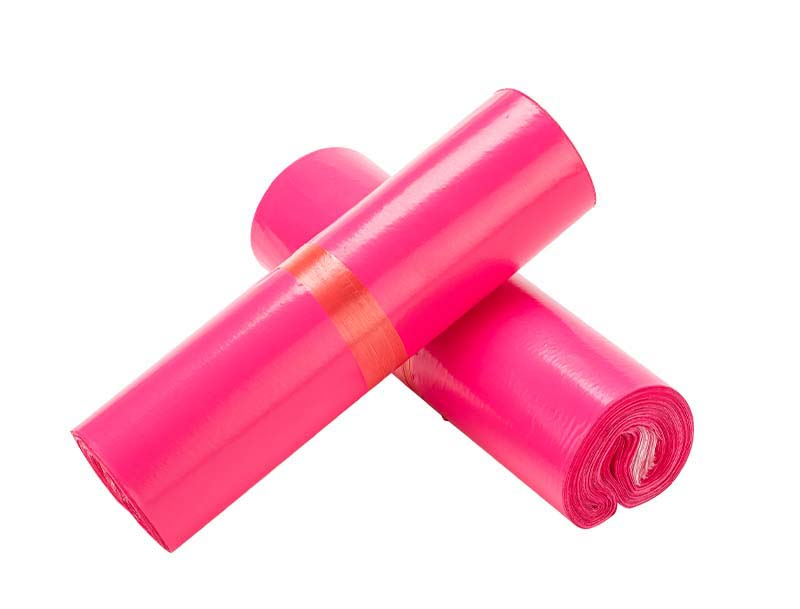 牧野玫红色快递袋-02